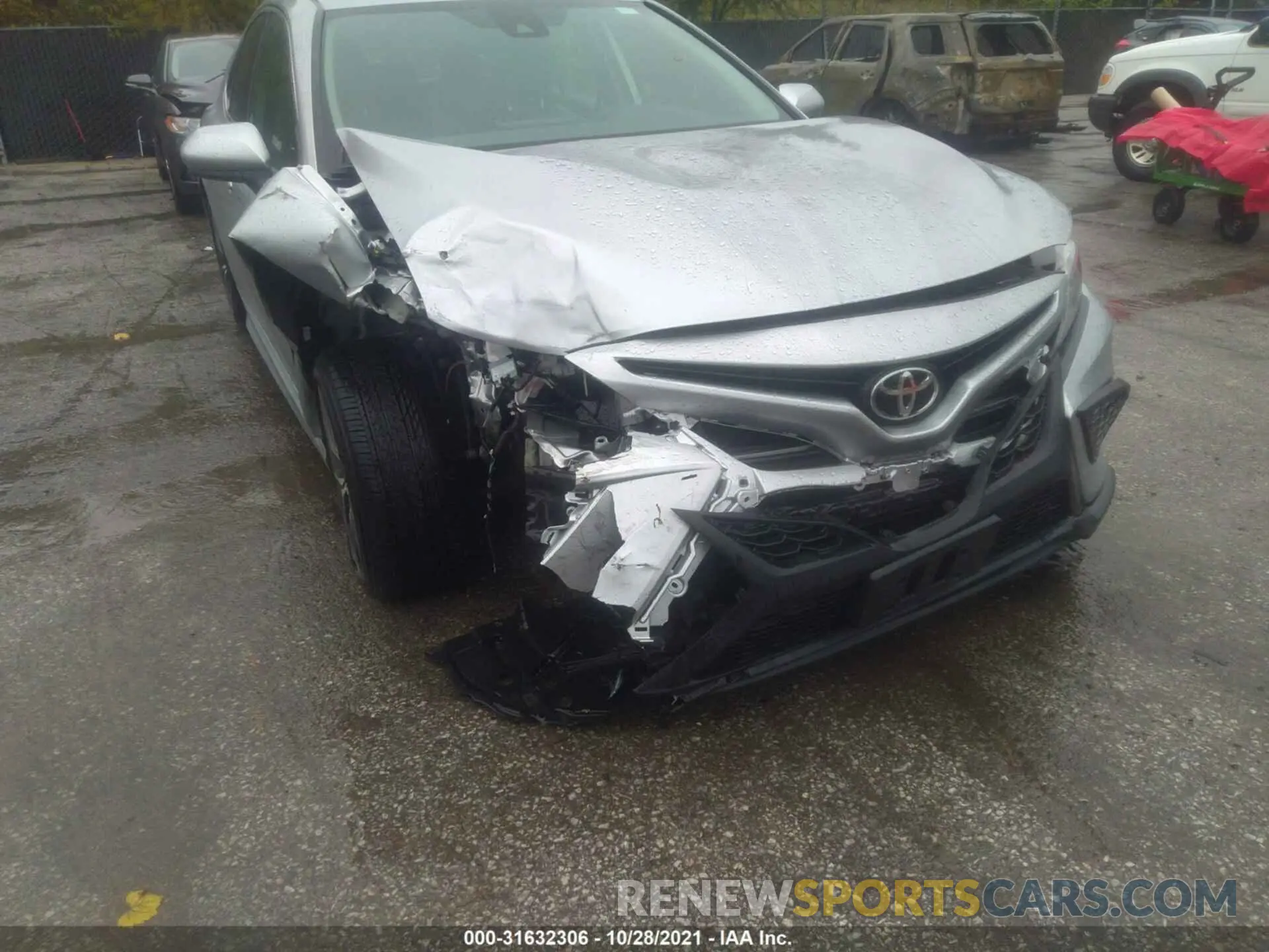 6 fotografías del automóvil dañado 4T1G11AK5MU589896 TOYOTA CAMRY 2021