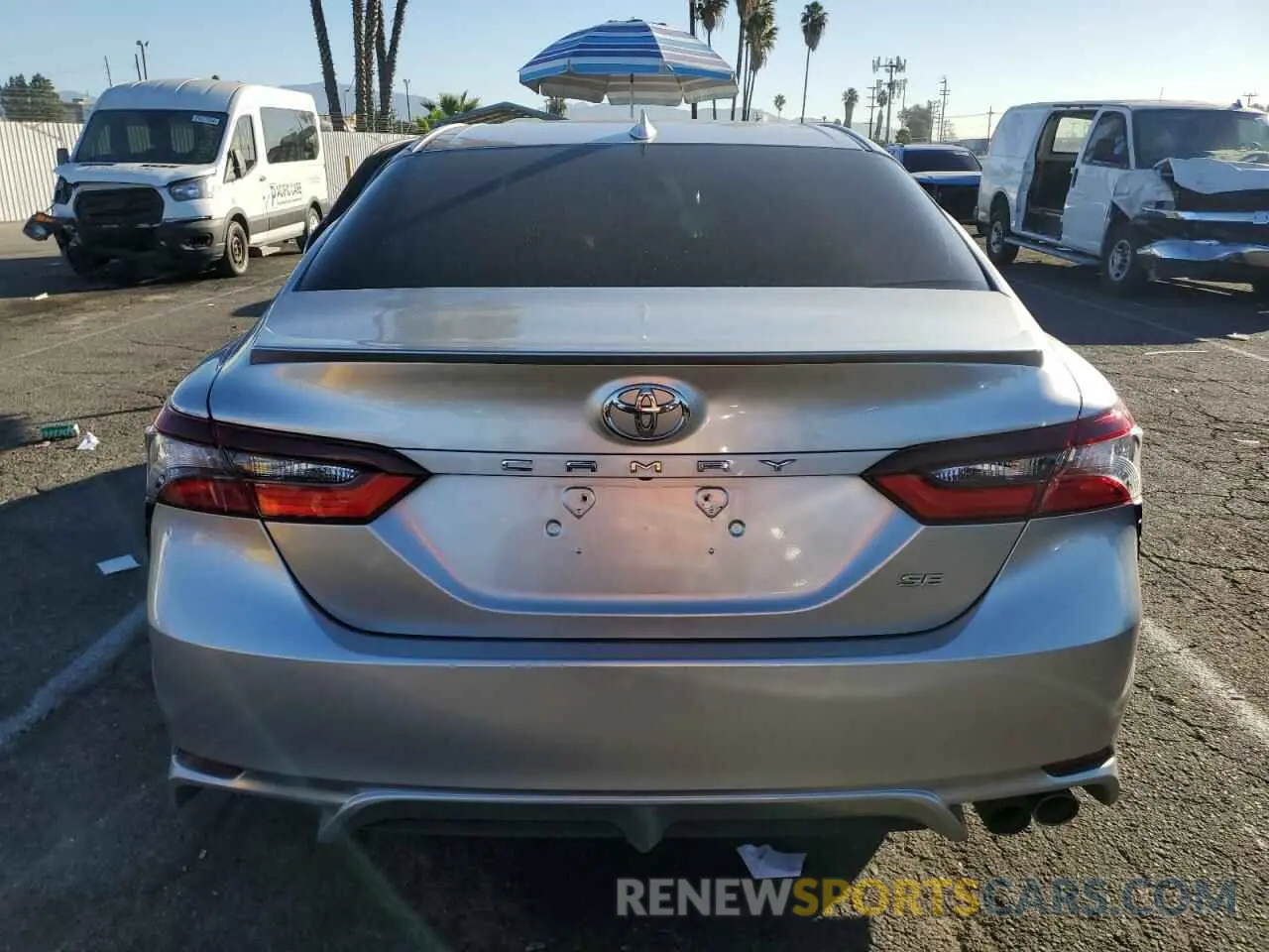 6 fotografías del automóvil dañado 4T1G11AK6MU419952 TOYOTA CAMRY 2021
