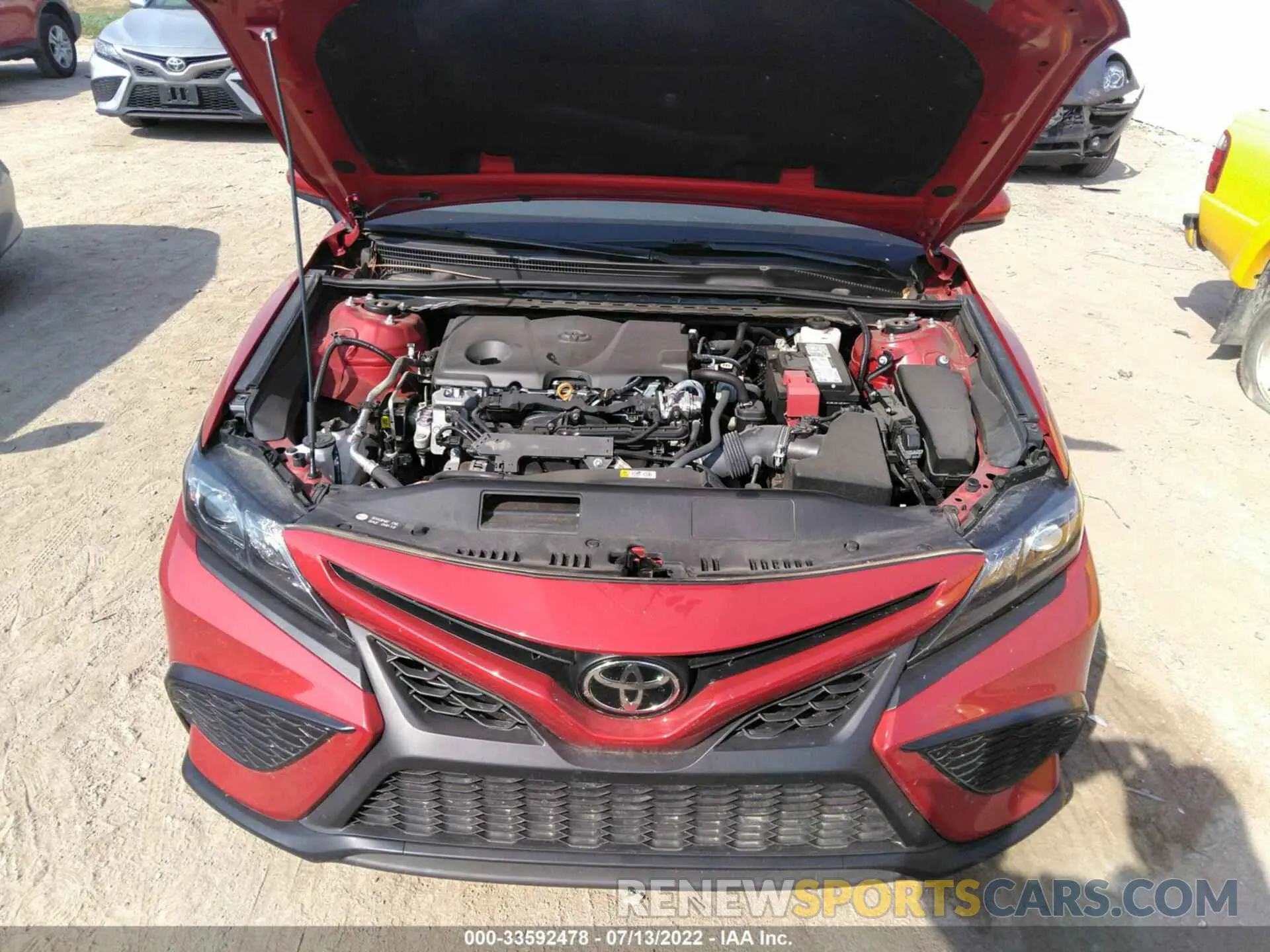 10 fotografías del automóvil dañado 4T1G11AK6MU429428 TOYOTA CAMRY 2021