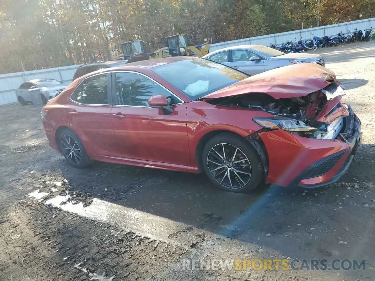 4 fotografías del automóvil dañado 4T1G11AK6MU470674 TOYOTA CAMRY 2021