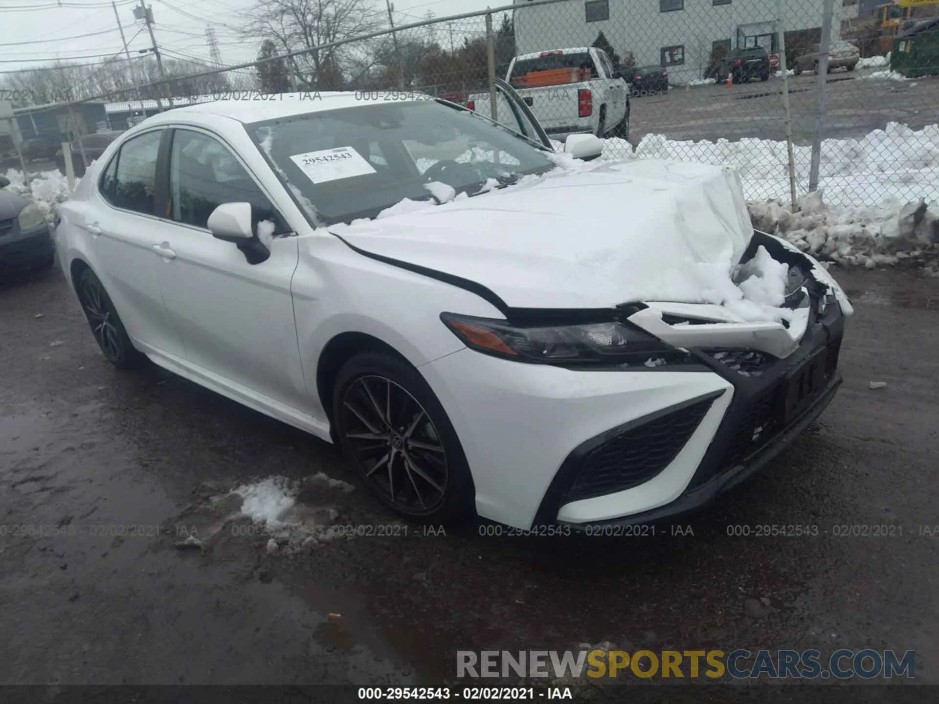 1 fotografías del automóvil dañado 4T1G11AK6MU537953 TOYOTA CAMRY 2021