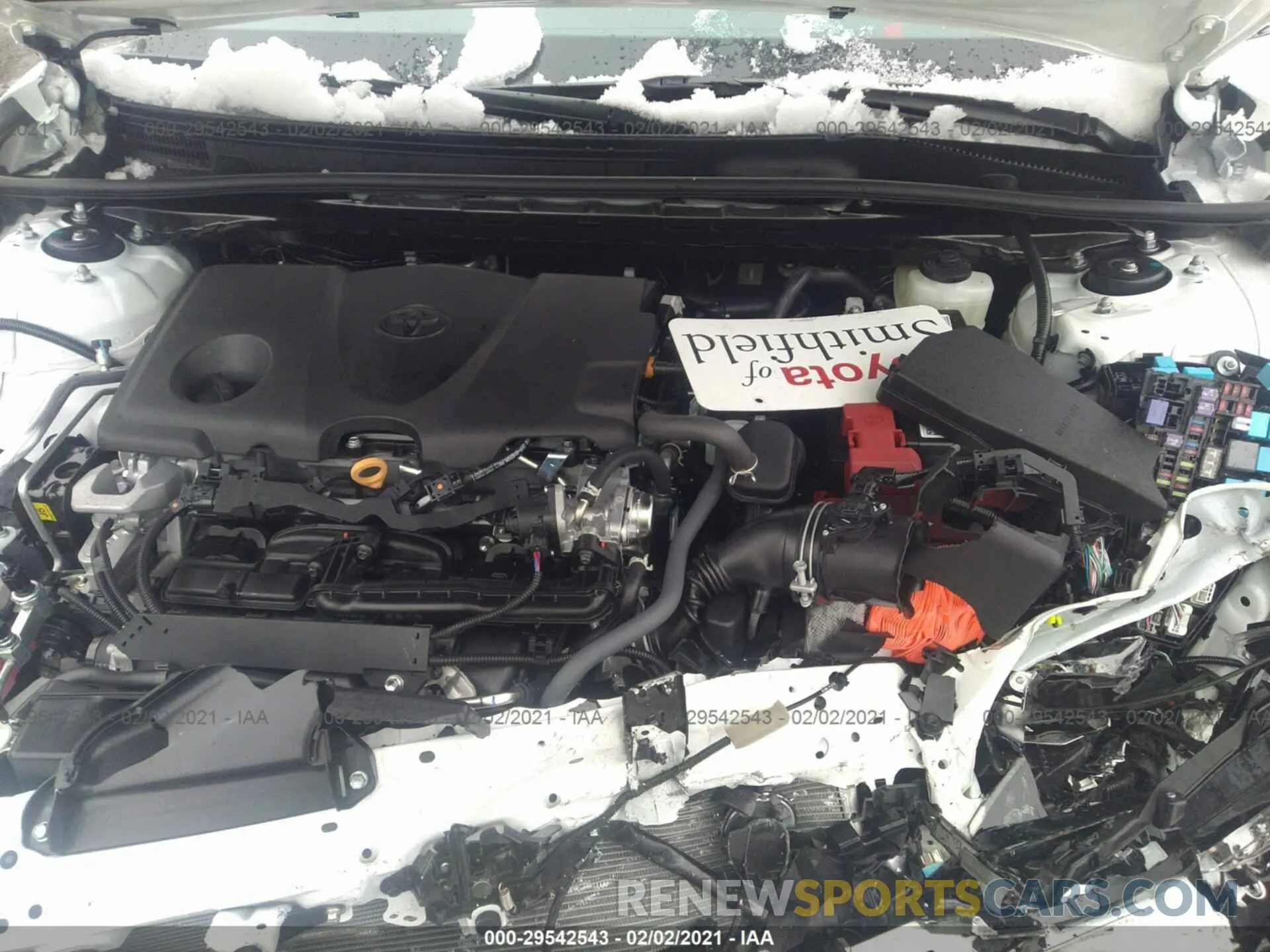 10 fotografías del automóvil dañado 4T1G11AK6MU537953 TOYOTA CAMRY 2021