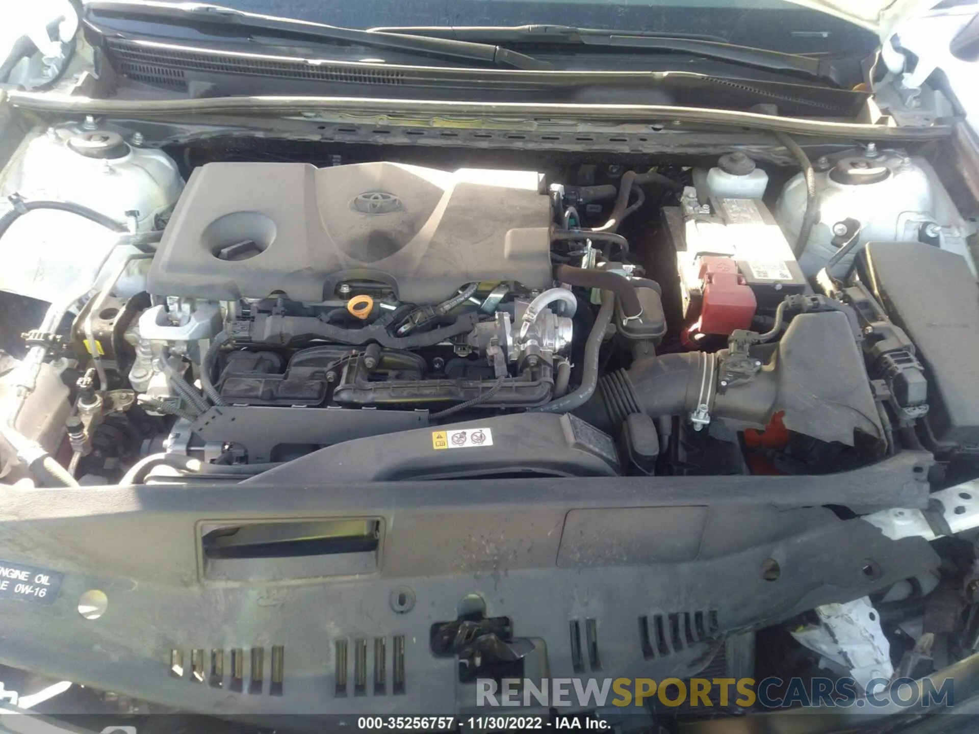 10 fotografías del automóvil dañado 4T1G11AK6MU541355 TOYOTA CAMRY 2021
