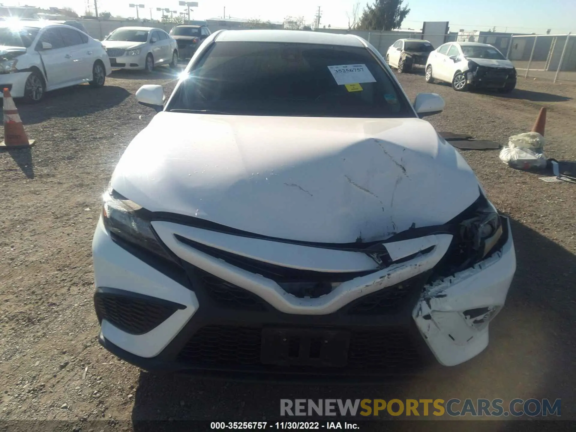 6 fotografías del automóvil dañado 4T1G11AK6MU541355 TOYOTA CAMRY 2021