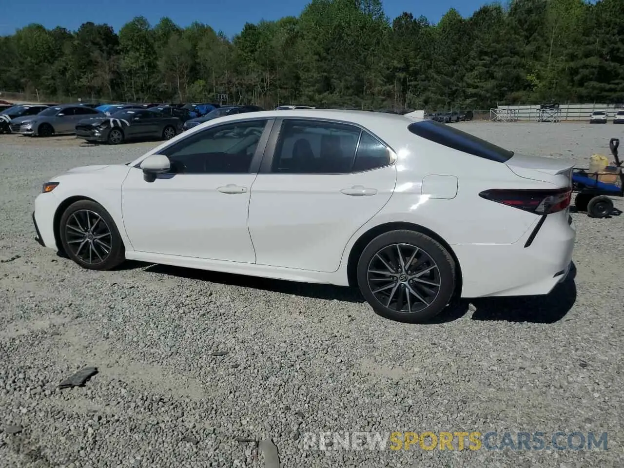 2 fotografías del automóvil dañado 4T1G11AK6MU582889 TOYOTA CAMRY 2021