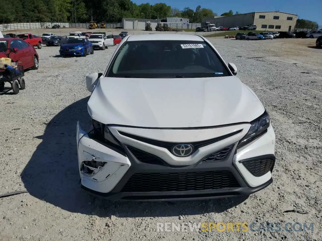5 fotografías del automóvil dañado 4T1G11AK6MU582889 TOYOTA CAMRY 2021