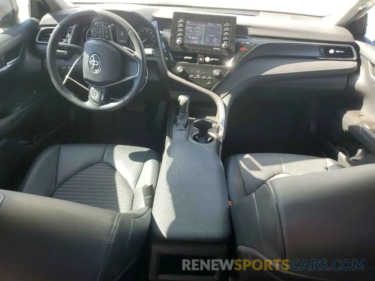 8 fotografías del automóvil dañado 4T1G11AK6MU582889 TOYOTA CAMRY 2021