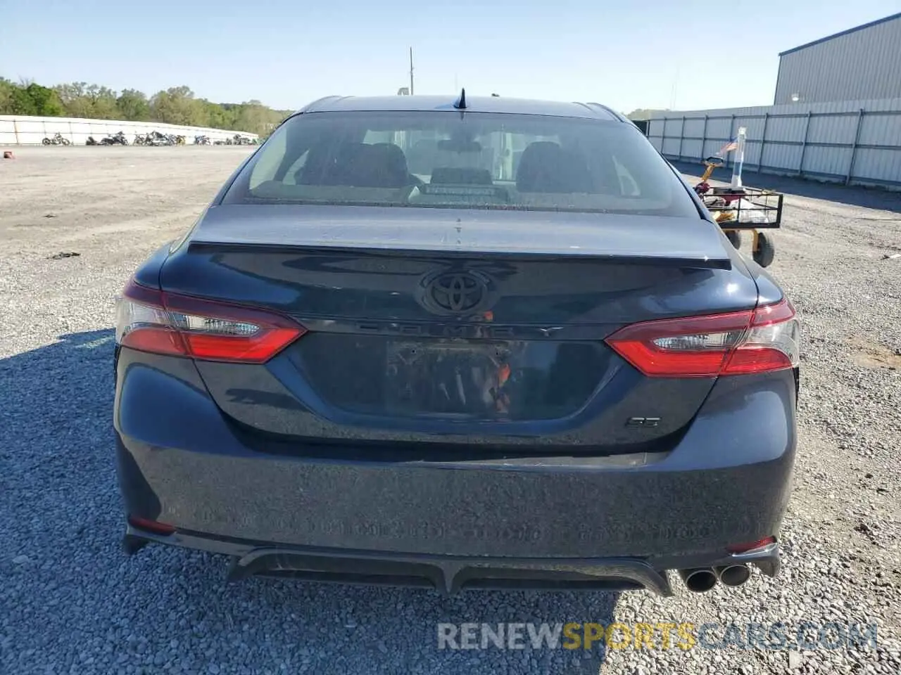 6 fotografías del automóvil dañado 4T1G11AK6MU616989 TOYOTA CAMRY 2021