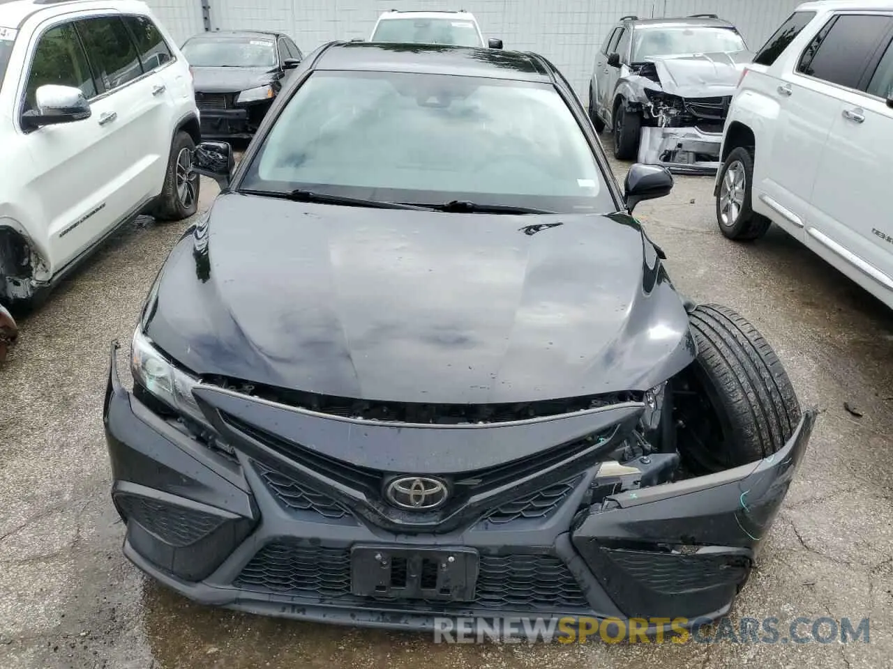5 fotografías del automóvil dañado 4T1G11AK7MU430359 TOYOTA CAMRY 2021