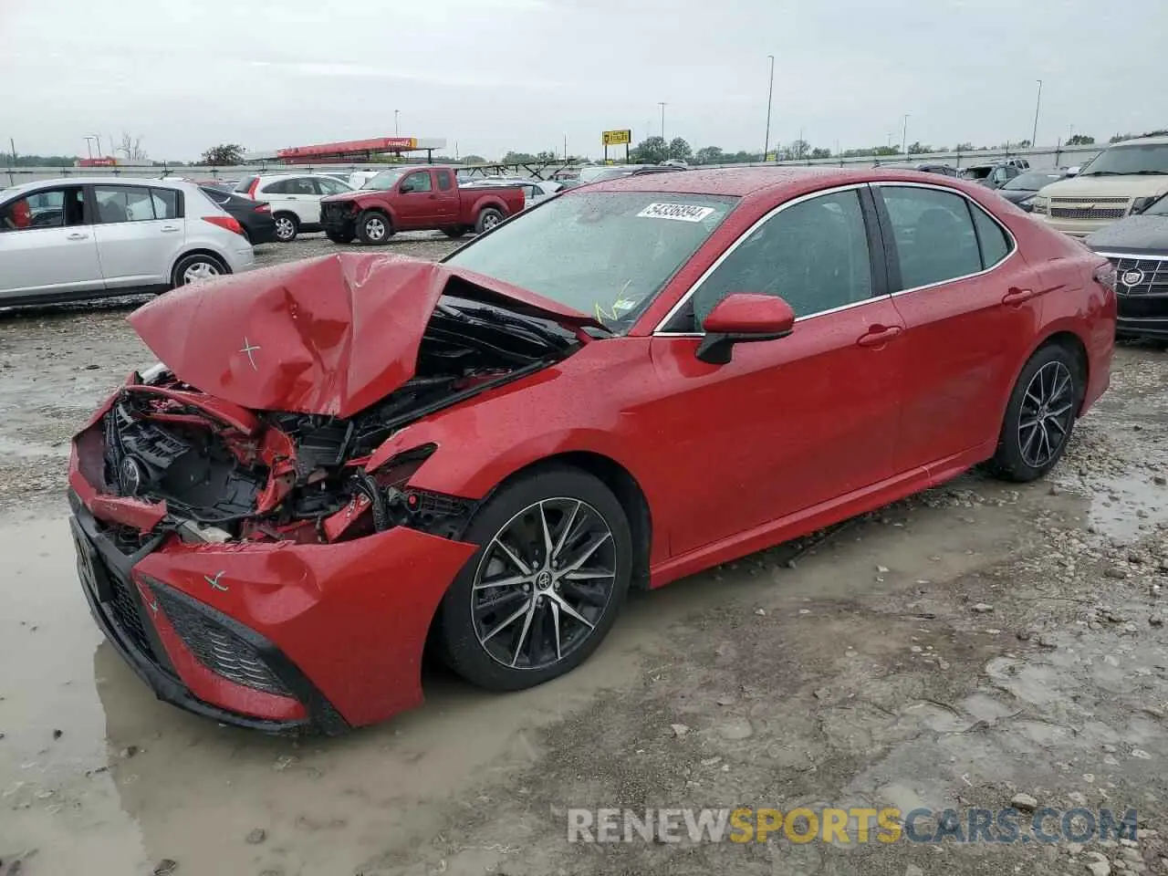 1 fotografías del automóvil dañado 4T1G11AK7MU489184 TOYOTA CAMRY 2021