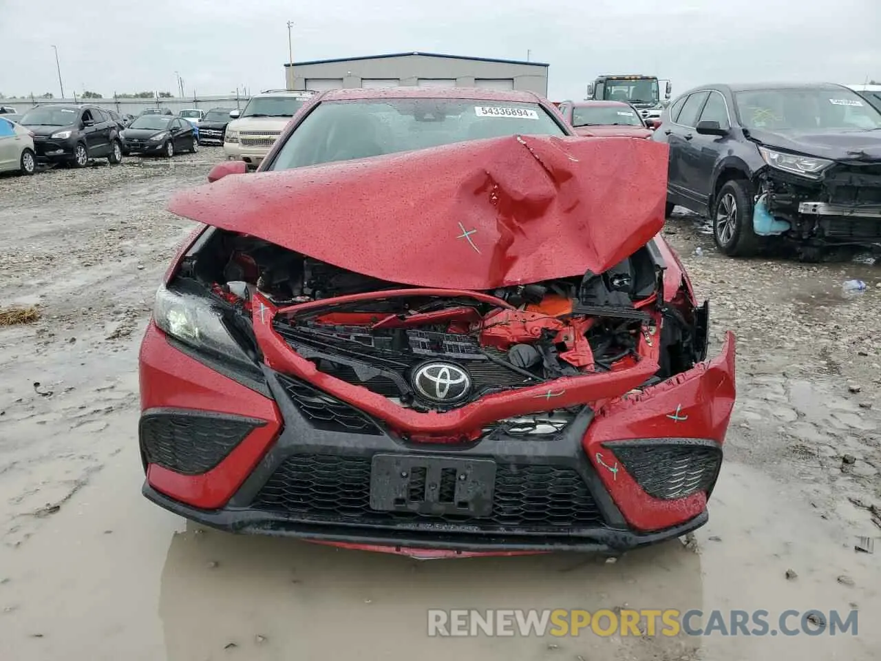 5 fotografías del automóvil dañado 4T1G11AK7MU489184 TOYOTA CAMRY 2021