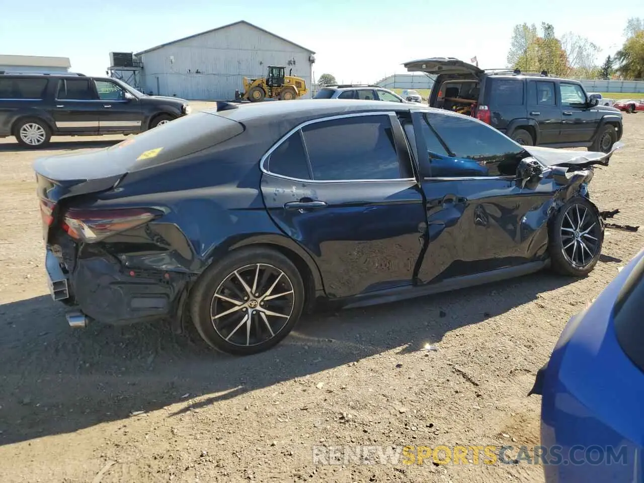 3 fotografías del automóvil dañado 4T1G11AK7MU514276 TOYOTA CAMRY 2021