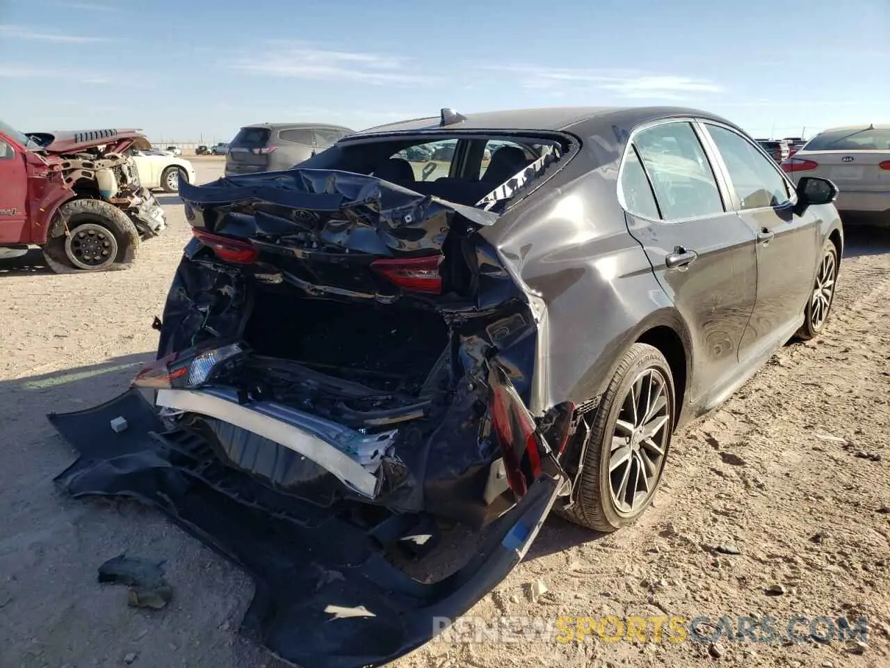 9 fotografías del automóvil dañado 4T1G11AK7MU521406 TOYOTA CAMRY 2021
