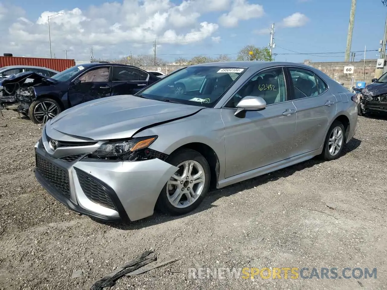 1 fotografías del automóvil dañado 4T1G11AK7MU523415 TOYOTA CAMRY 2021