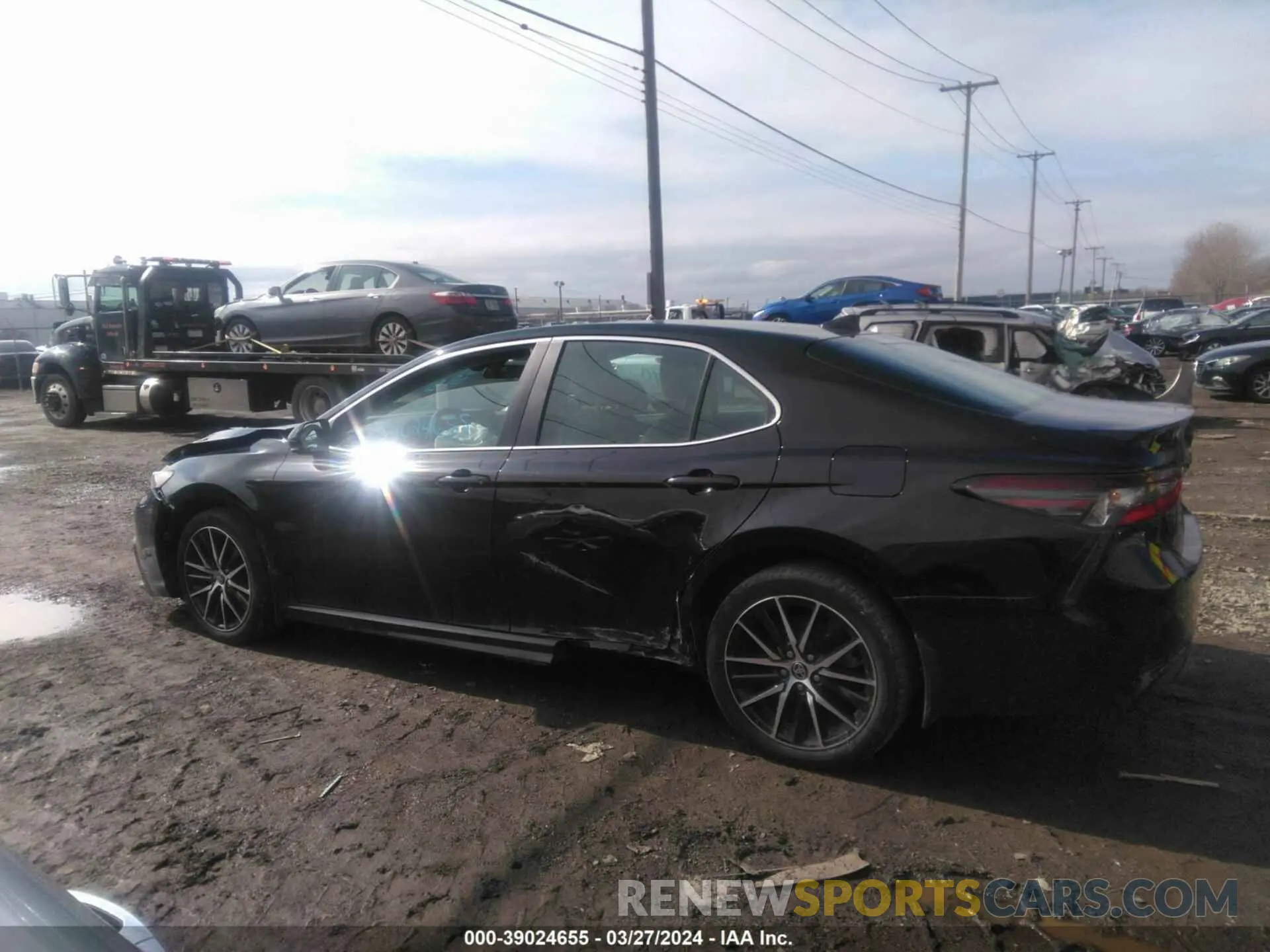 14 fotografías del automóvil dañado 4T1G11AK7MU554874 TOYOTA CAMRY 2021