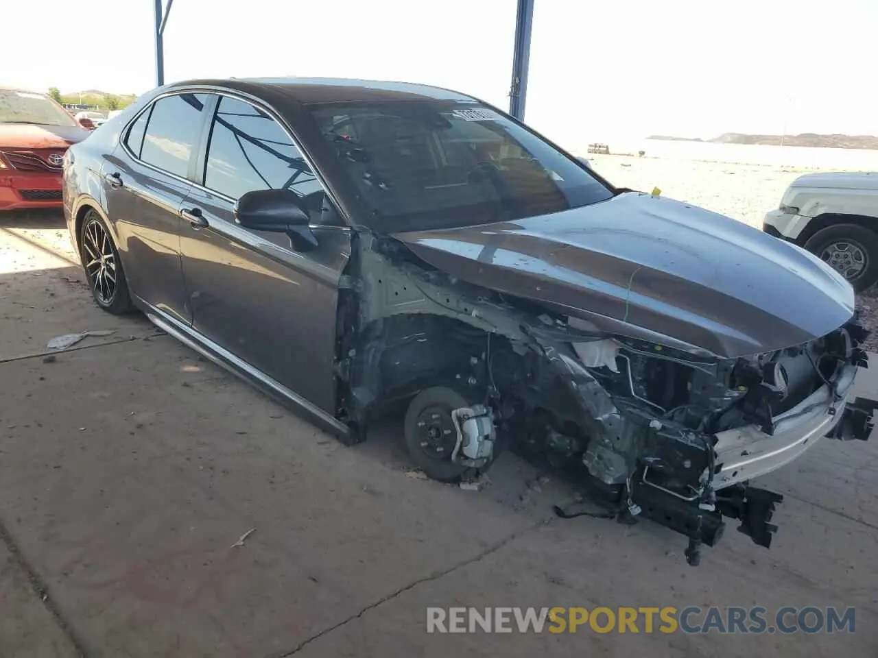 4 fotografías del automóvil dañado 4T1G11AK8MU476783 TOYOTA CAMRY 2021