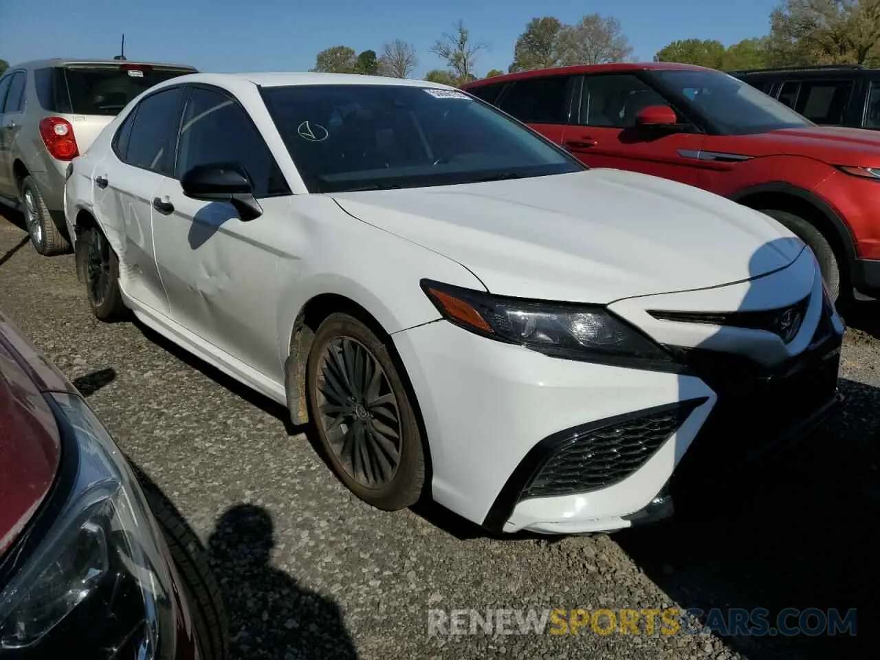 4 fotografías del automóvil dañado 4T1G11AK8MU484124 TOYOTA CAMRY 2021