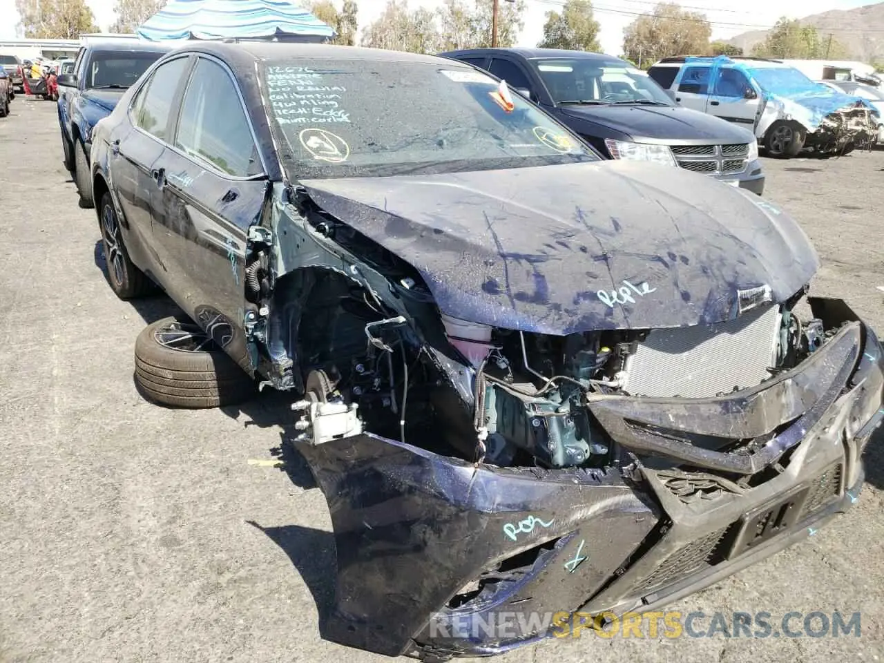 1 fotografías del automóvil dañado 4T1G11AK8MU484737 TOYOTA CAMRY 2021