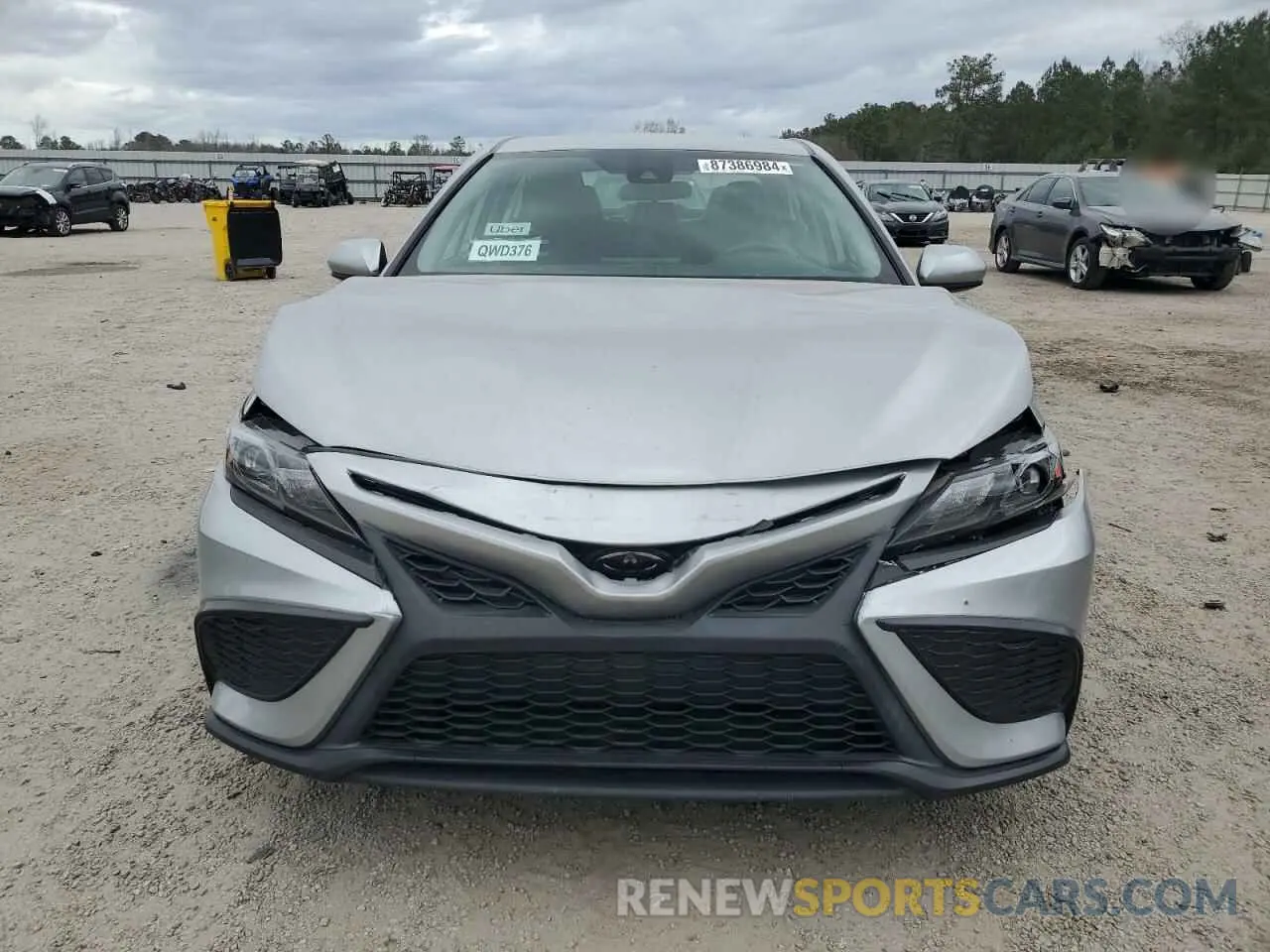 5 fotografías del automóvil dañado 4T1G11AK8MU489355 TOYOTA CAMRY 2021