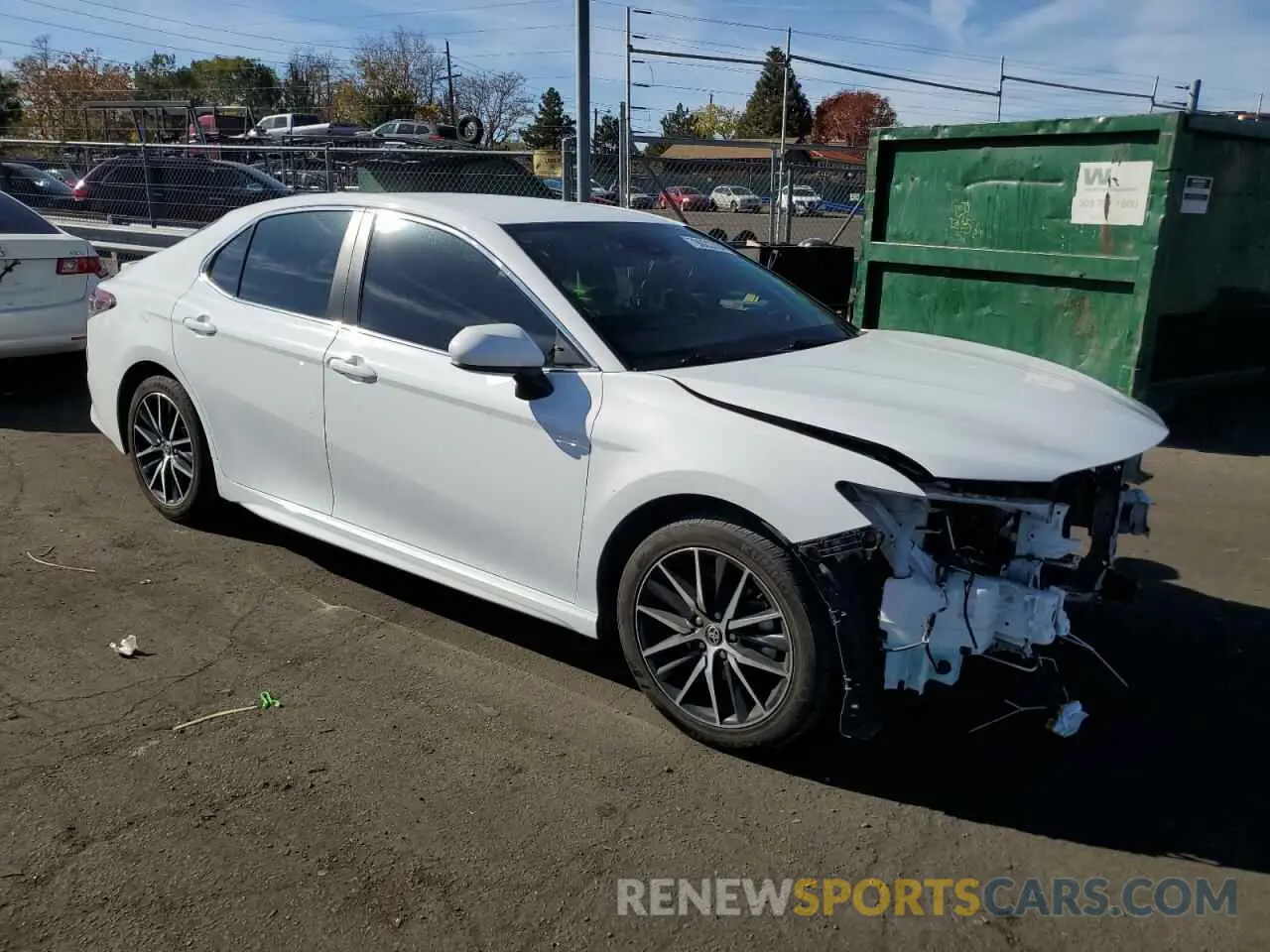 4 fotografías del automóvil dañado 4T1G11AK8MU524394 TOYOTA CAMRY 2021