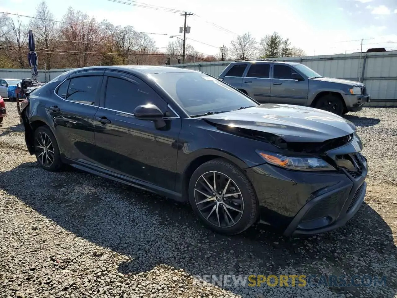 4 fotografías del automóvil dañado 4T1G11AK8MU582554 TOYOTA CAMRY 2021