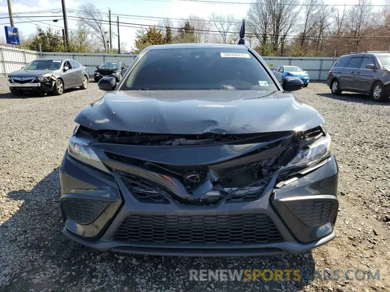 5 fotografías del automóvil dañado 4T1G11AK8MU582554 TOYOTA CAMRY 2021