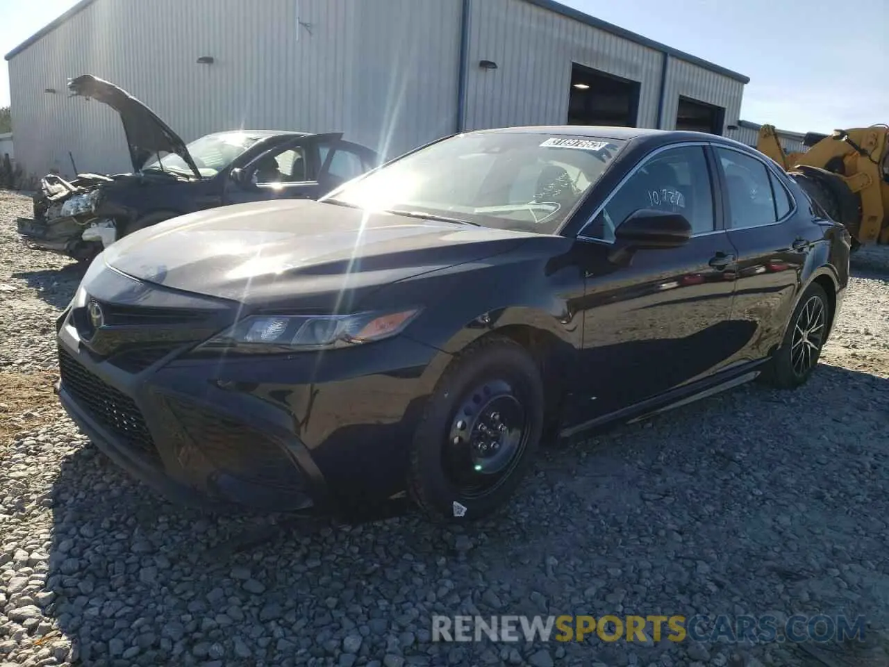 2 fotografías del automóvil dañado 4T1G11AK8MU597913 TOYOTA CAMRY 2021