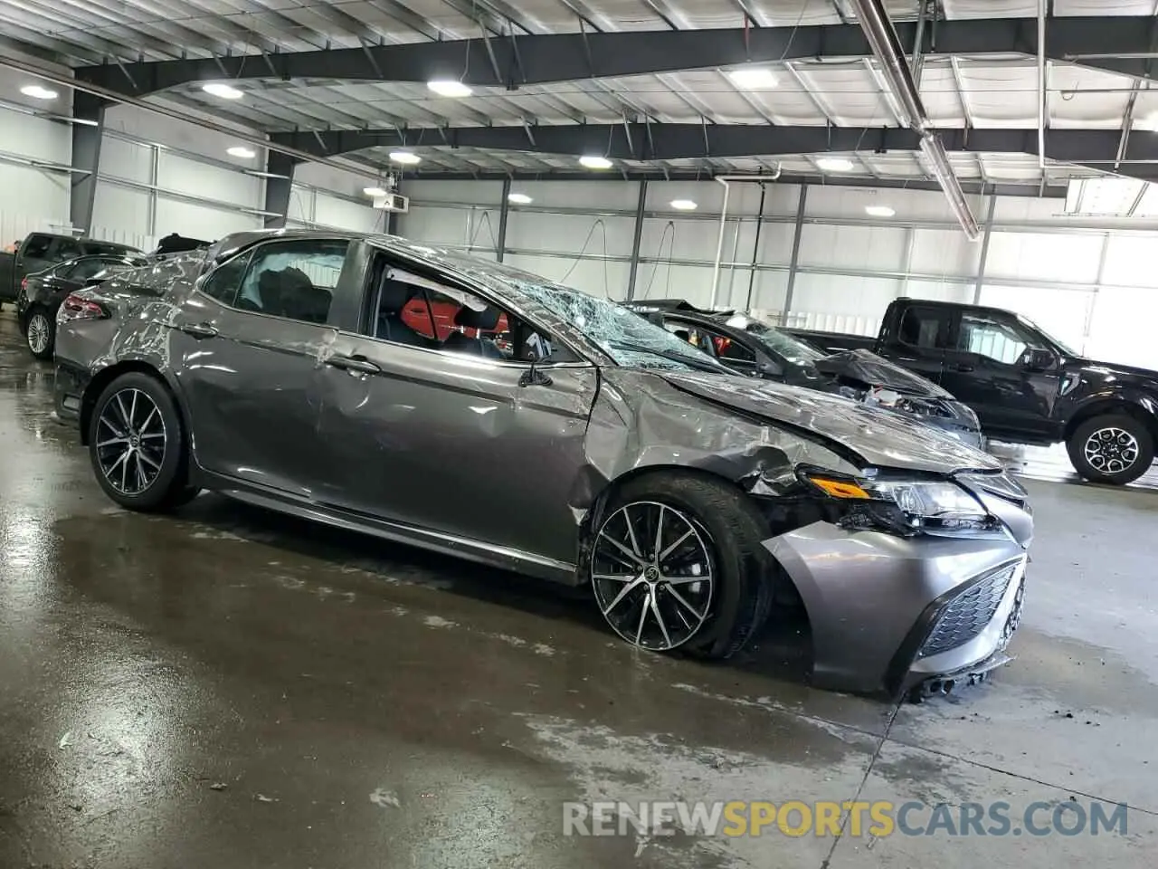 4 fotografías del automóvil dañado 4T1G11AK9MU457403 TOYOTA CAMRY 2021