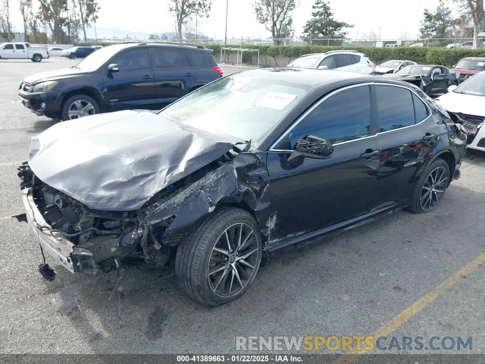 2 fotografías del automóvil dañado 4T1G11AK9MU463783 TOYOTA CAMRY 2021