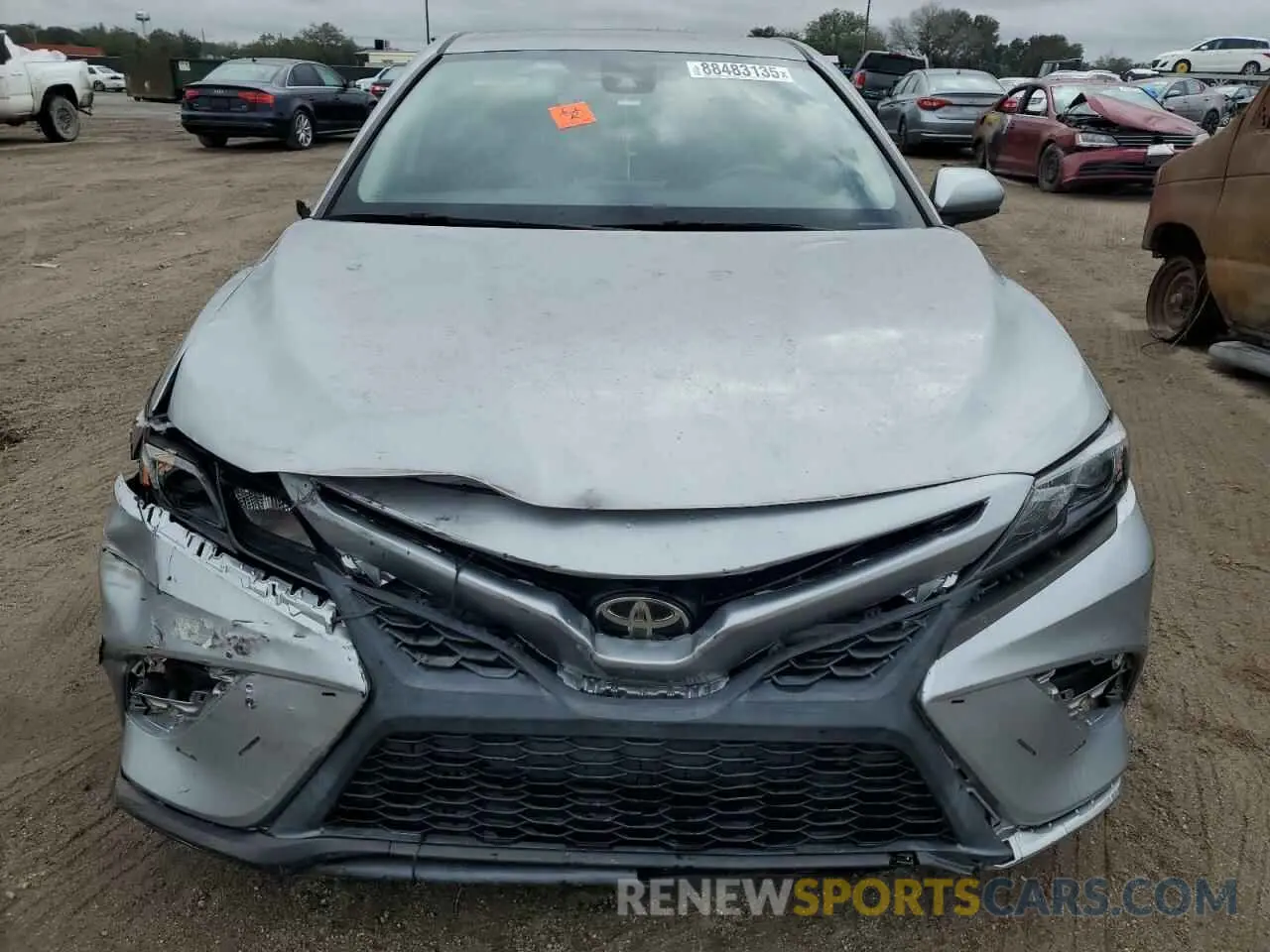 5 fotografías del automóvil dañado 4T1G11AK9MU476193 TOYOTA CAMRY 2021