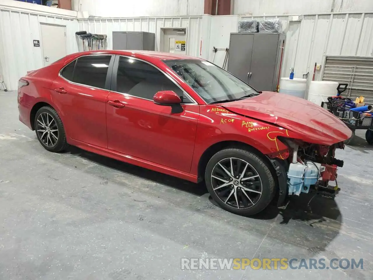 4 fotografías del automóvil dañado 4T1G11AK9MU494239 TOYOTA CAMRY 2021