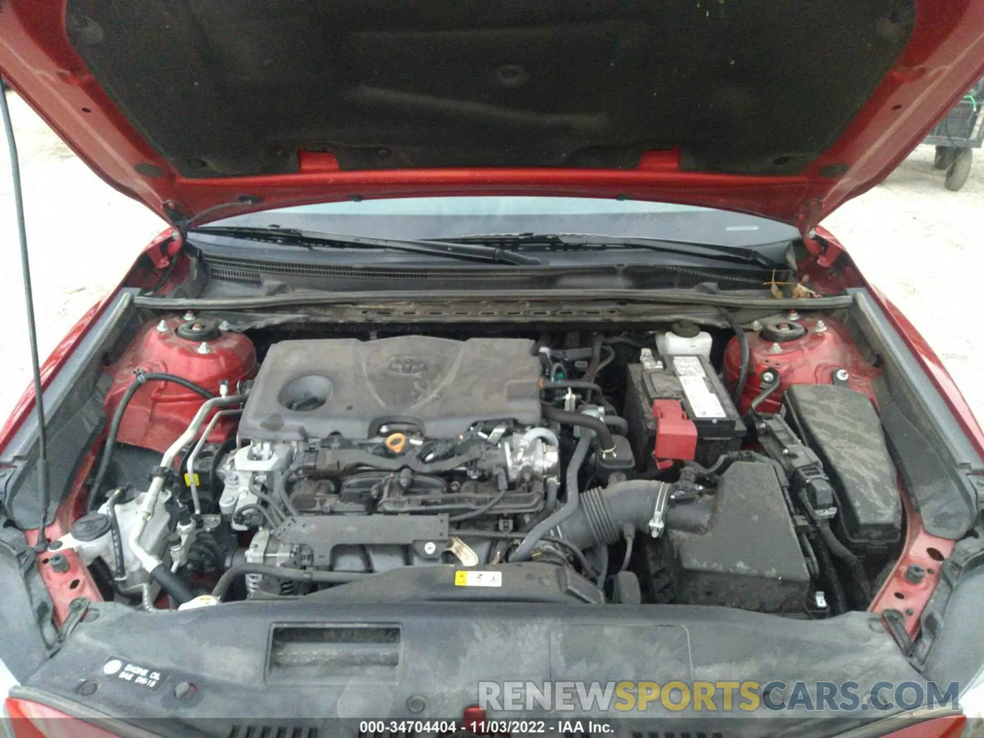10 fotografías del automóvil dañado 4T1G11AKXMU409585 TOYOTA CAMRY 2021