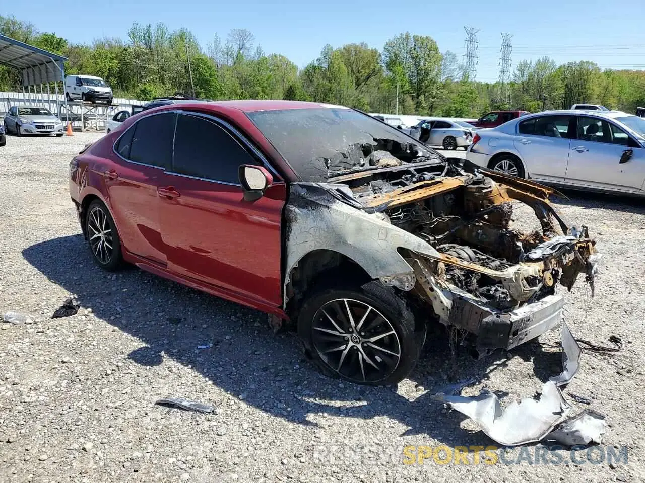 4 fotografías del automóvil dañado 4T1G11AKXMU416276 TOYOTA CAMRY 2021
