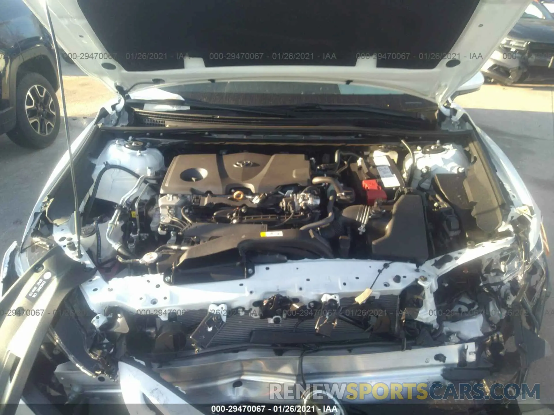 10 fotografías del automóvil dañado 4T1G11AKXMU426046 TOYOTA CAMRY 2021