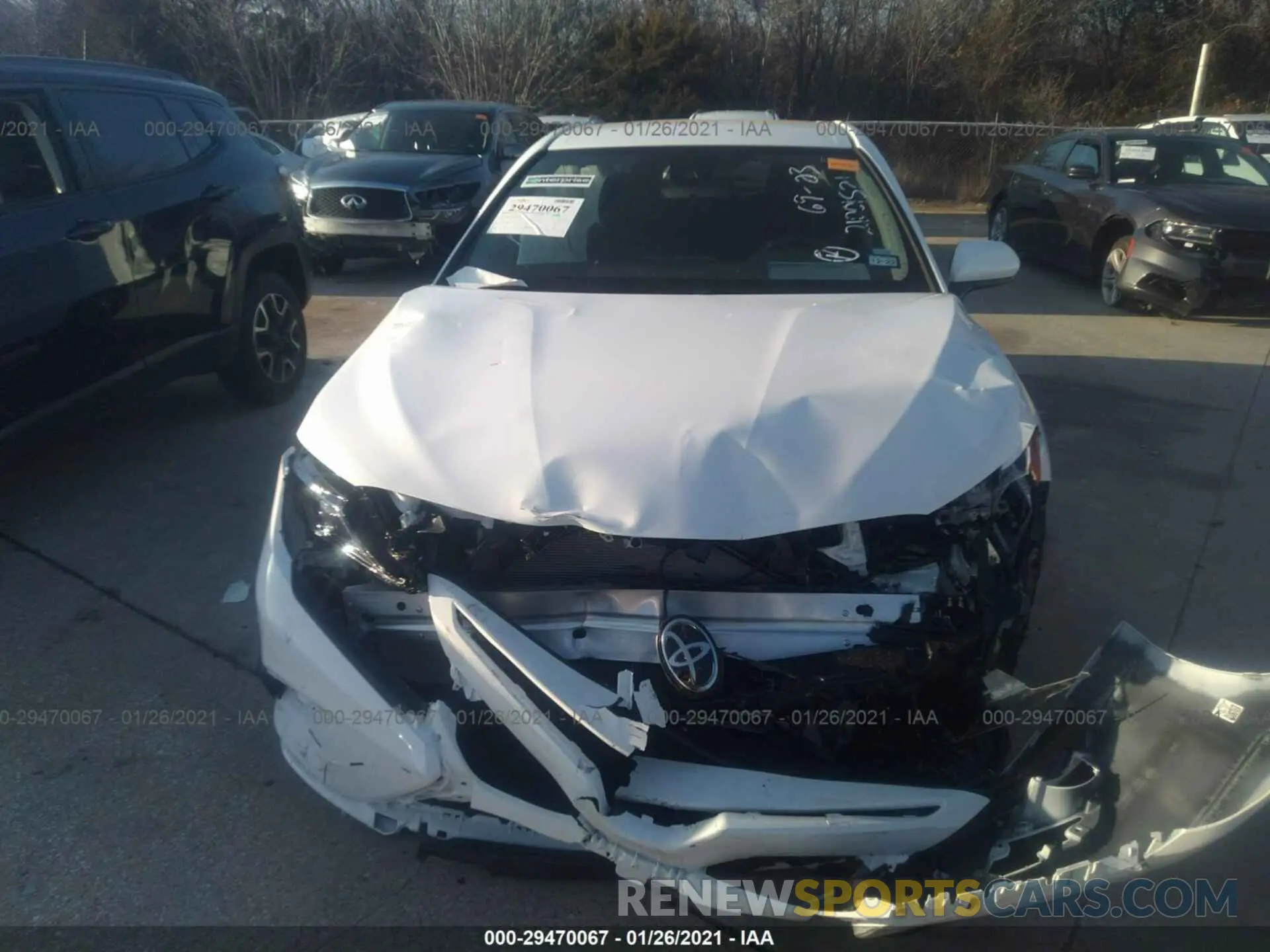 6 fotografías del automóvil dañado 4T1G11AKXMU426046 TOYOTA CAMRY 2021