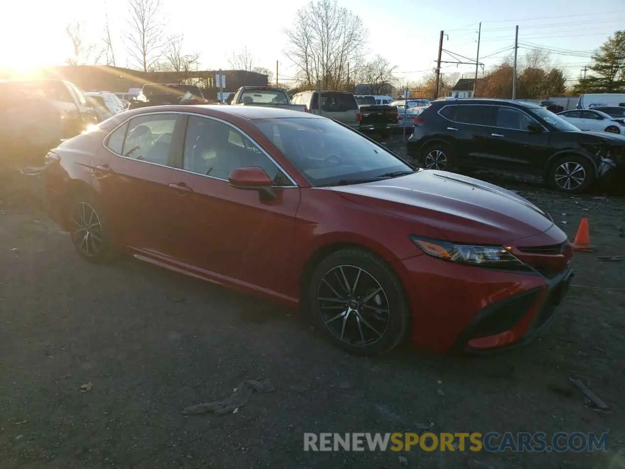 4 fotografías del automóvil dañado 4T1G11AKXMU443459 TOYOTA CAMRY 2021