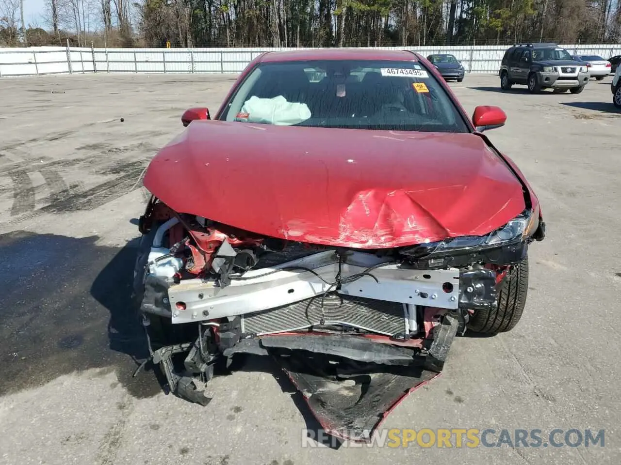5 fotografías del automóvil dañado 4T1G11AKXMU446328 TOYOTA CAMRY 2021