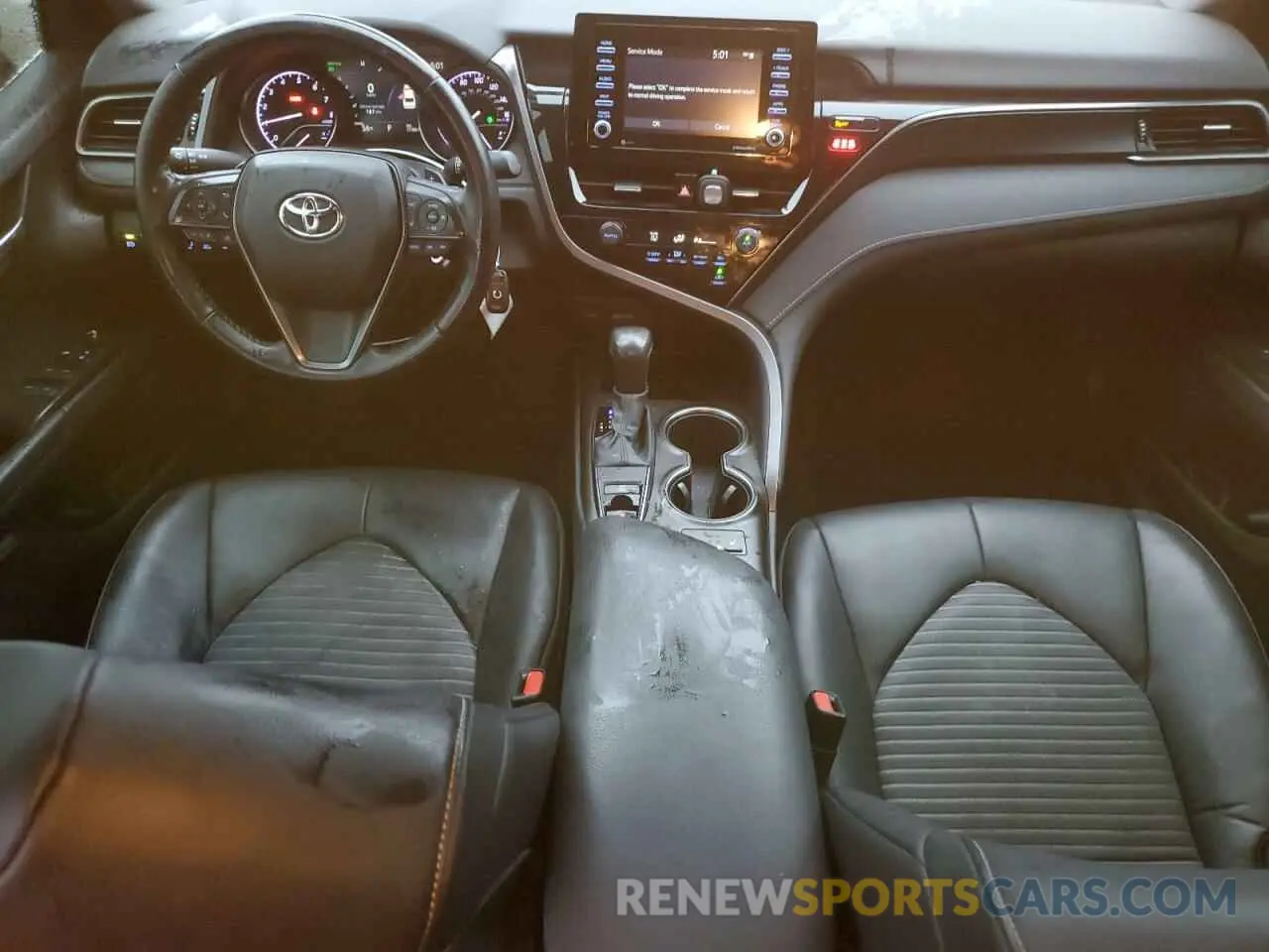8 fotografías del automóvil dañado 4T1G11BK0MU027032 TOYOTA CAMRY 2021