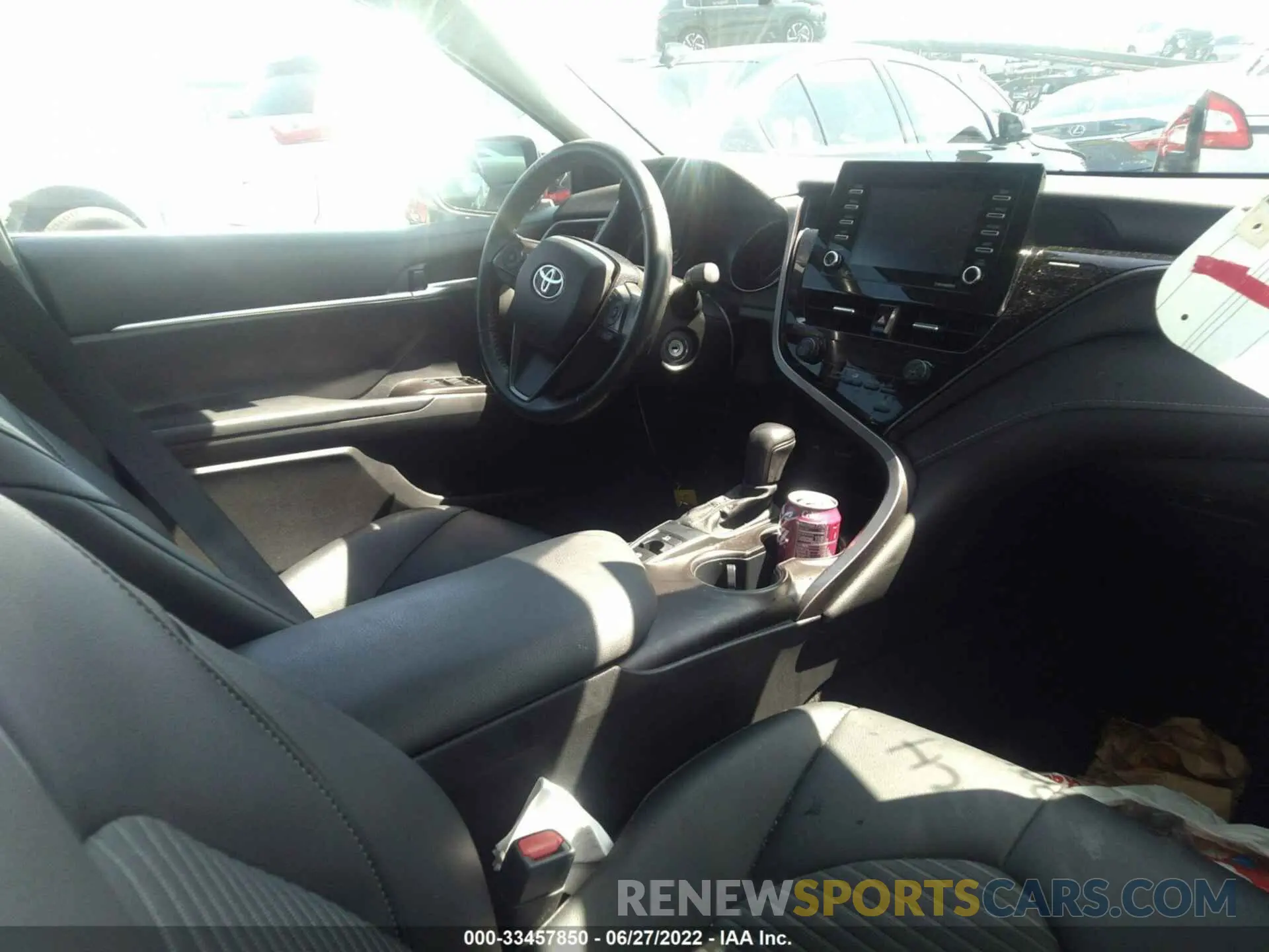 5 fotografías del automóvil dañado 4T1G11BK4MU026613 TOYOTA CAMRY 2021