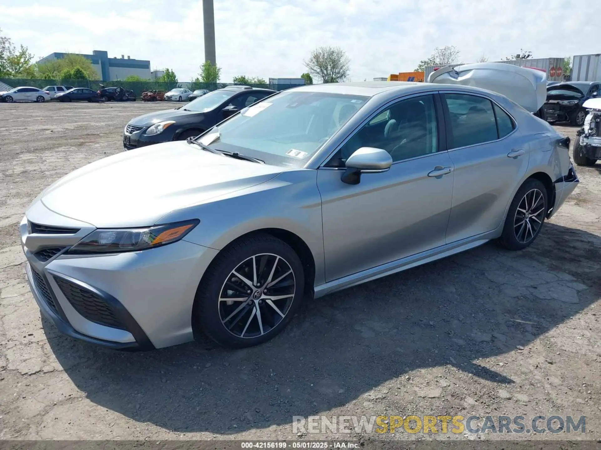 2 fotografías del automóvil dañado 4T1G11BK4MU033349 TOYOTA CAMRY 2021