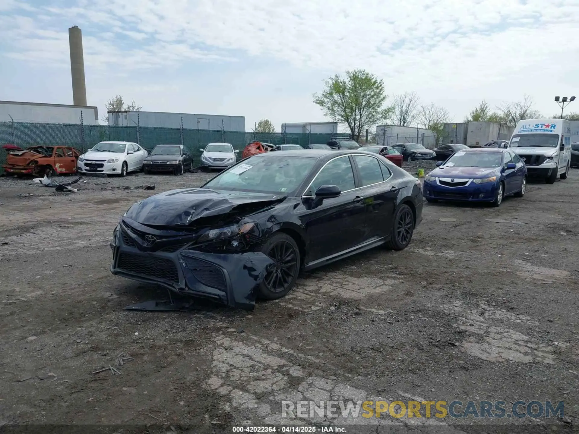 2 fotografías del automóvil dañado 4T1G11BK7MU037007 TOYOTA CAMRY 2021