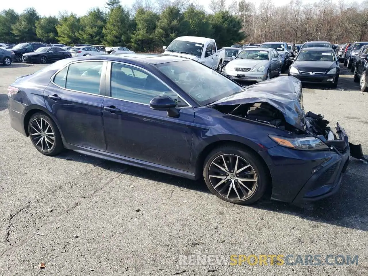 4 fotografías del automóvil dañado 4T1G11BK7MU044412 TOYOTA CAMRY 2021