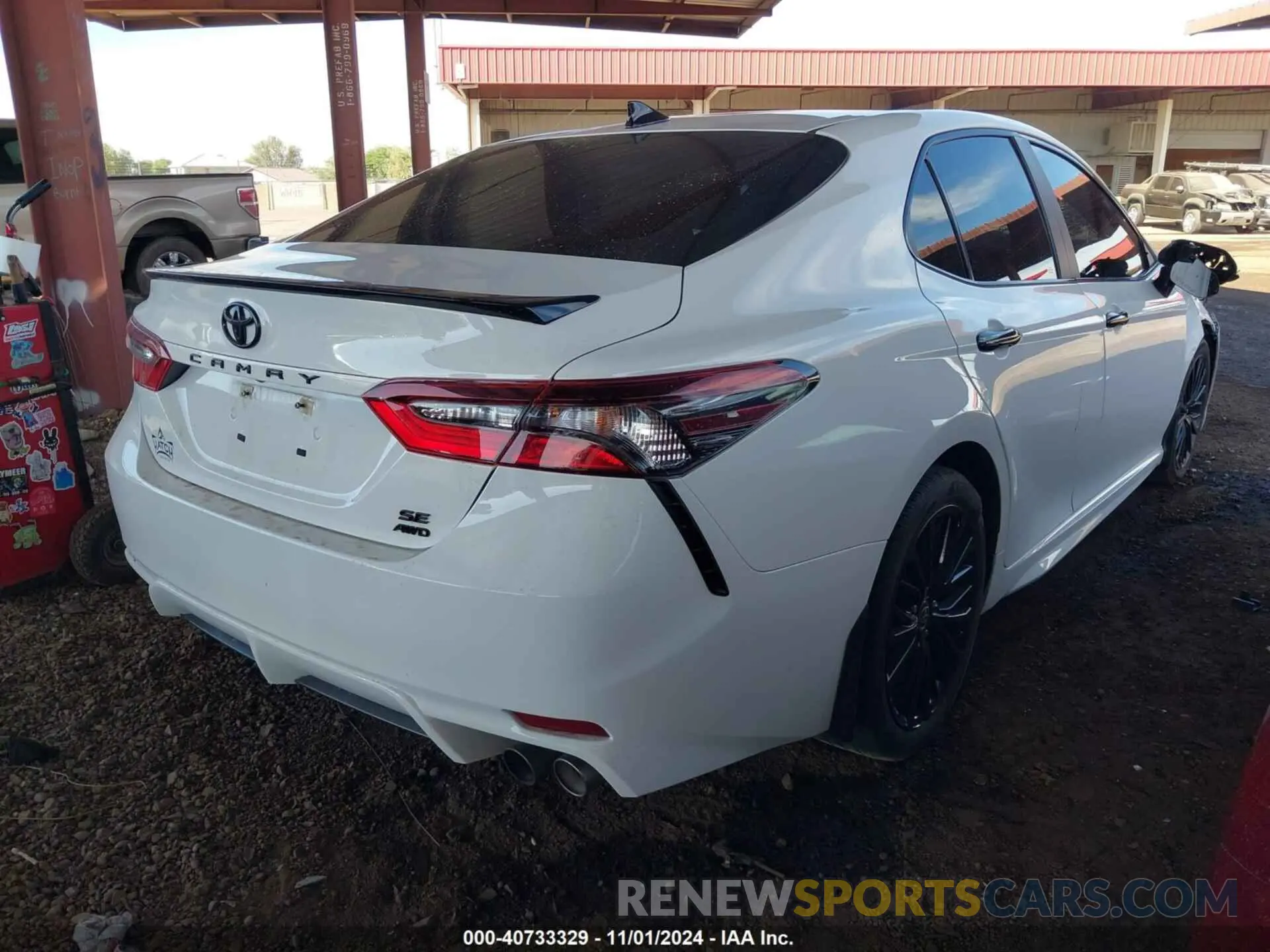 4 fotografías del automóvil dañado 4T1G11BK8MU020443 TOYOTA CAMRY 2021