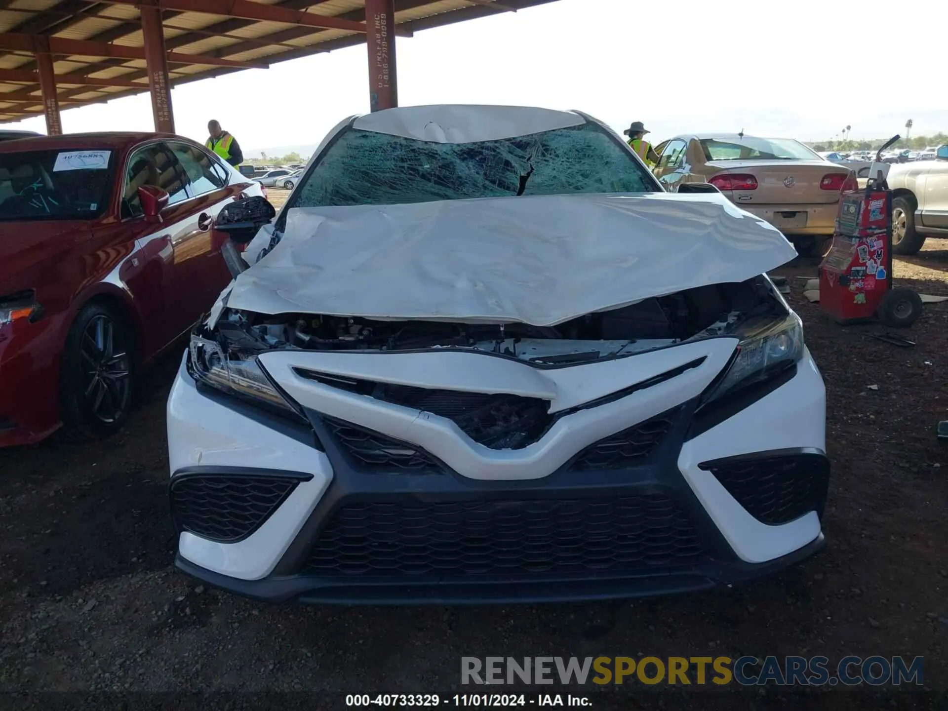 6 fotografías del automóvil dañado 4T1G11BK8MU020443 TOYOTA CAMRY 2021