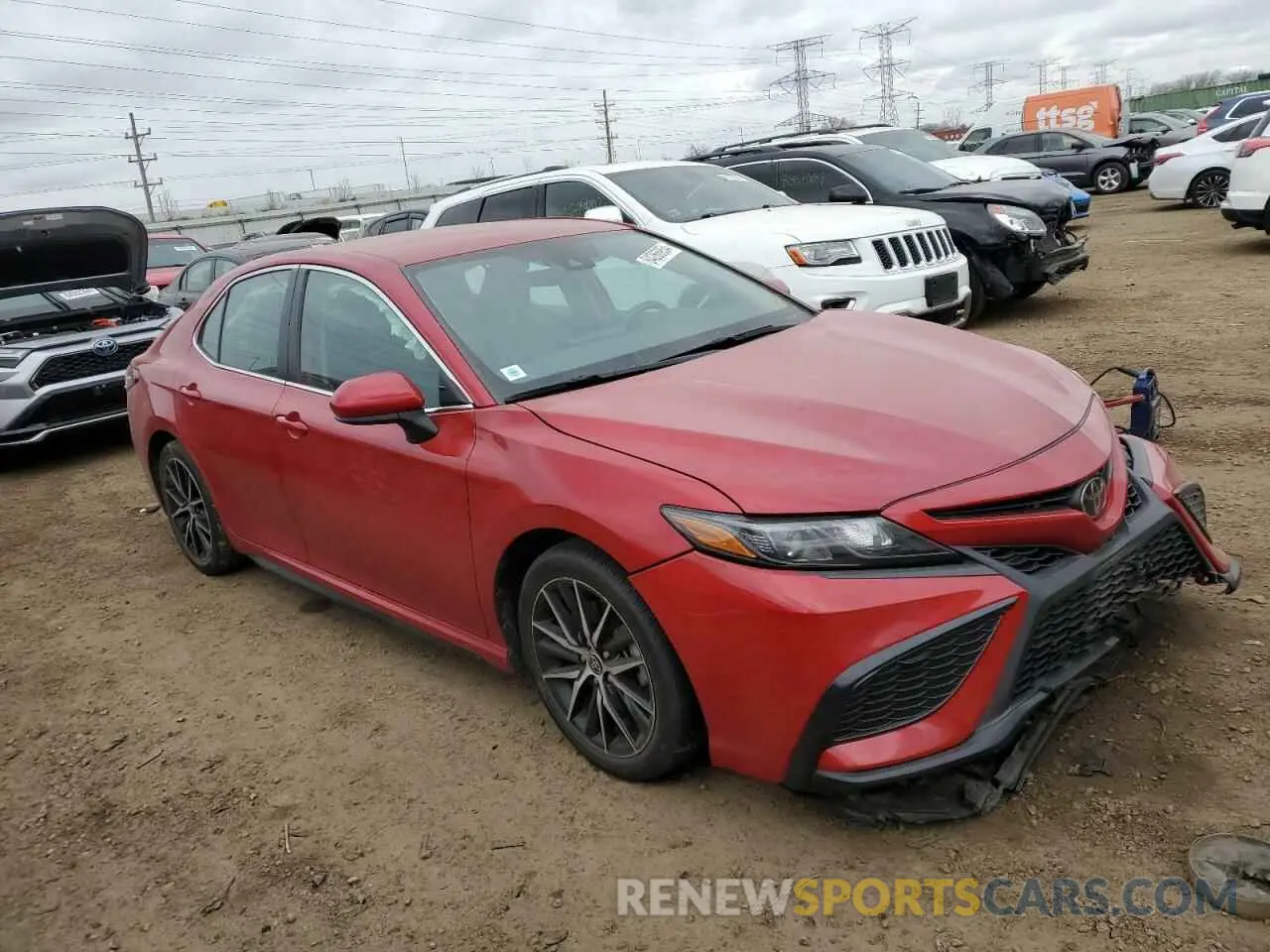 4 fotografías del automóvil dañado 4T1G11BK9MU040099 TOYOTA CAMRY 2021