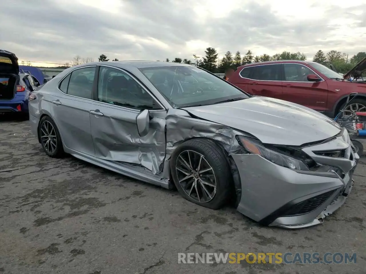4 fotografías del automóvil dañado 4T1G11BKXMU034487 TOYOTA CAMRY 2021