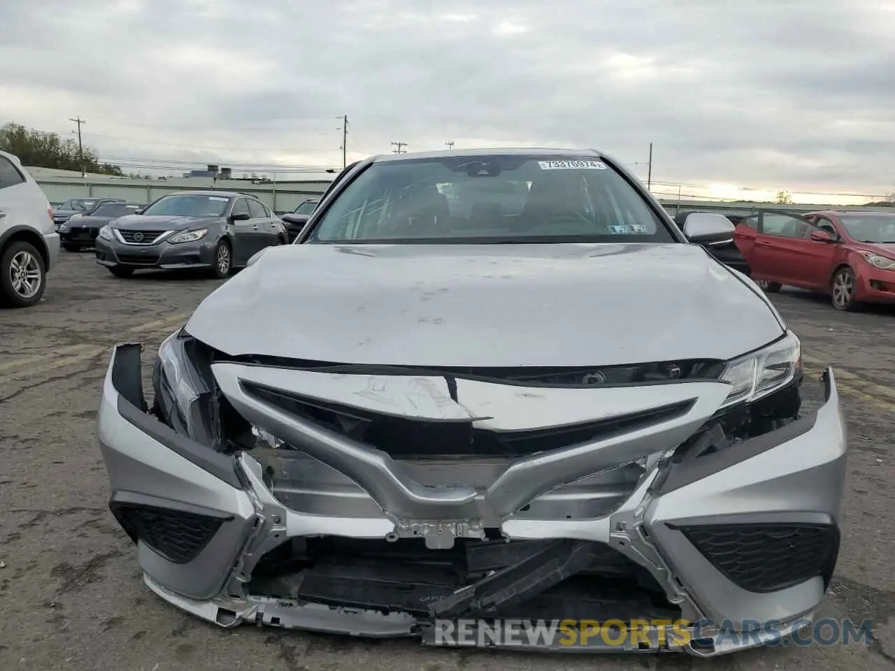 5 fotografías del automóvil dañado 4T1G11BKXMU034487 TOYOTA CAMRY 2021
