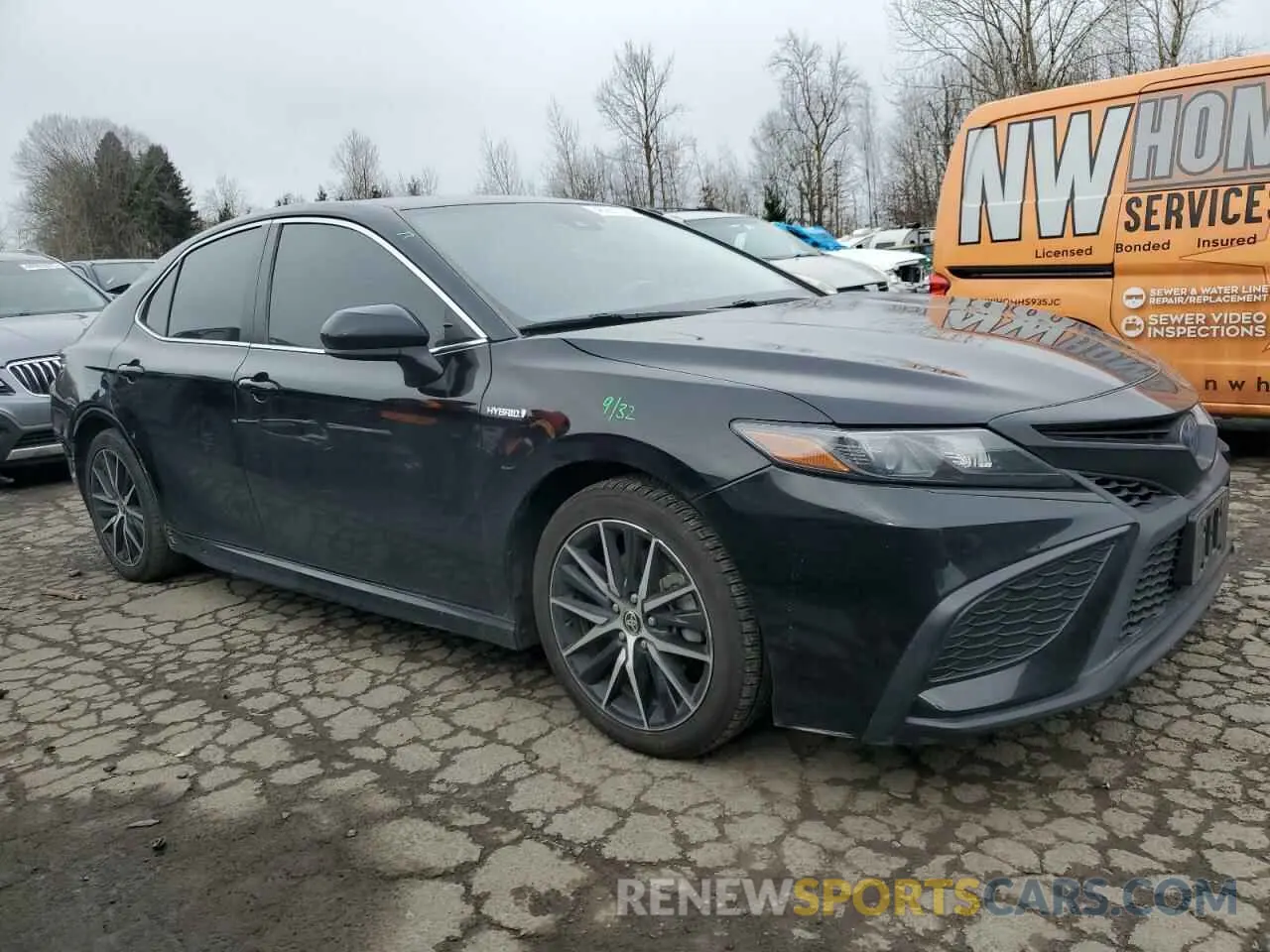 4 fotografías del automóvil dañado 4T1G31AK1MU566982 TOYOTA CAMRY 2021