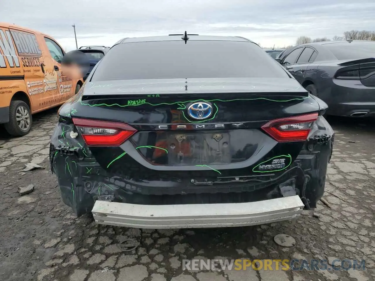 6 fotografías del automóvil dañado 4T1G31AK1MU566982 TOYOTA CAMRY 2021