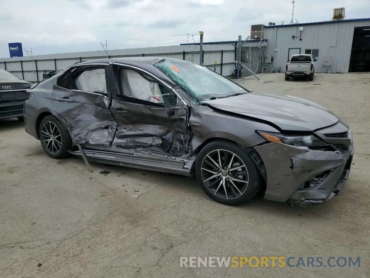 4 fotografías del automóvil dañado 4T1G31AK2MU555974 TOYOTA CAMRY 2021